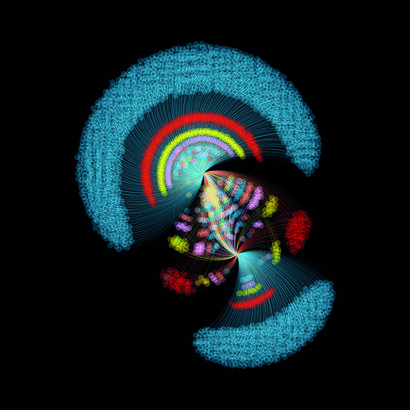 Flusso e forma: metamorfosi dell’Informazione - a Digital Art Artowrk by Angelo Demitri Morandini